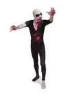 Black Blooding Full Body Second Skin Costume Halloween Spandex Skinsuit Holiday Unisex Cosplay Zentai Suit