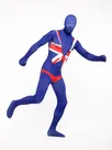 Uk National Flag Full Body Second Skin Costume Halloween Spandex Skinsuit Holiday Unisex Cosplay Zentai Suit