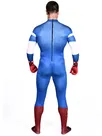 Blue Captain America Full Body Unitard Second Skin Costume Halloween Spandex Holiday Unisex Cosplay Zentai Suit Blue Captain America Full Body Unitard Second Skin Costume Halloween Spandex Holiday Unisex Cosplay Zentai Suit