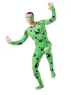 Green Question Mark Full Body Second Skin Costume Halloween Spandex Skinsuit Holiday Unisex Cosplay Zentai Suit