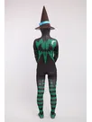 Halloween Witch Unisex Full Body Second Skin Costume Spandex Skinsuit Holiday Unisex Cosplay Zentai Suit