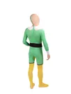 Green and Yellow Second Skin Suits Full Body Morph Costume Halloween Spandex Skinsuit Holiday Unisex Cosplay Zentai Suit