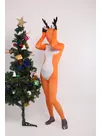 Orange Reindeer Full Body Second Skin Costume Christmas Spandex Skinsuit Holiday Unisex Cosplay Zentai Suit Orange Reindeer Full Body Second Skin Costume Christmas Spandex Skinsuit Holiday Unisex Cosplay Zentai Suit