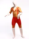 Orange Second Skin Suits Full Body Morph Costume Halloween Spandex Skinsuit Holiday Unisex Cosplay Zentai Suit
