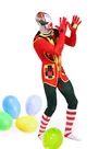 Colorful Clown Full Body Second Skin Costume Halloween Spandex Skinsuit Holiday Unisex Cosplay Zentai Suit
