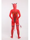 Christmas Red Elf Full Body Second Skin Costume Spandex Skinsuit Holiday Unisex Cosplay Zentai Suit Christmas Red Elf Full Body Second Skin Costume Spandex Skinsuit Holiday Unisex Cosplay Zentai Suit