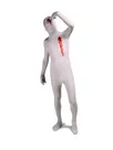 White Gun Shot Blood Full Body Second Skin Costume Halloween Spandex Skinsuit Holiday Unisex Cosplay Zentai Suit