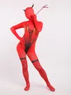 Christmas Red Elf Full Body Second Skin Costume Spandex Skinsuit Holiday Unisex Cosplay Zentai Suit Christmas Red Elf Full Body Second Skin Costume Spandex Skinsuit Holiday Unisex Cosplay Zentai Suit