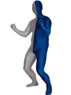 Light Grey and Deep Blue Christmas Split Halloween Holiday Cosplay Unisex Lycra Spandex Skinsuit Morph Second Skin Zentai Second Skin Suit Light Grey and Deep Blue Christmas Split Halloween Holiday Cosplay Unisex Lycra Spandex Skinsuit Morph Second Skin Zentai Second Skin Suit