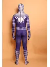 Fullbody Second-skin Super Hero Halloween White Stripe Spiderman Zentai Skinsuit Catsuits
