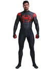 Spiderman Parallel Universe Little Black Spider Print Full Body Tights Zentai Catsuit Zentai Skinsuit Second Skin Clothing