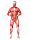 Second Skin Clothing Attack on Titan Elastic Lycra Spandex Skinsuit Full Body Muscle Fitness Zentai Catsuits