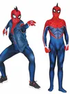 Halloween 3D Print Punk Spiderman Cosplay One-piece Second Skin Full Body Spiderman Zentai Catsuit Skinsuit