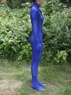 3D Printed Costume X-men Blue Spotted Magic Girl Cosplay Second Skin Full Body Zentai Catsuit Skinsuit