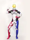 One-piece Tights Suicide Squad Harley Quinn Cosplay Zentai Catsuit Skinsuit Second-skin Clothing Customized