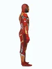 Second Skin 3D Printing Comics Wei Iron Man Cosplay One-piece Leotard Halloween Tight Outfits with Mask