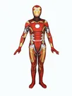 Second Skin 3D Printing Comics Wei Iron Man Cosplay One-piece Leotard Halloween Tight Outfits with Mask