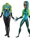 Incredibles 2 Cosplay One-piece Zentai Catsuit Skinsuit Second-skin Clothing