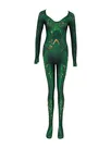 Sea Queen Atlana Queen Cosplay Costume One-piece Tight Second Skin Full Body Zentai Catsuit Skinsuit