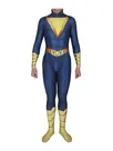 DC Movie Comic Golden Thunder Shazam Superhero Zentai Catsuit Skinsuit Second-skin Clothing
