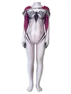 Spiderman Costume 3D Printed White Venom Cloak Big Spider Cosplay Zentai Catsuit Skinsuit Second-skin Clothing