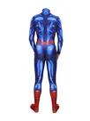Superman Costume Comics Movie Hero Leotard Cosplay Second Skin Full Body Anime Zentai Catsuit Skinsuit