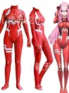 Darling in the Frankxx 02 Zero Two Cosplay Second Skin Full Body Anime Zentai Catsuit Skinsuit