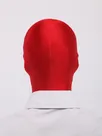 Second Skin Red Unicolor Lycra Hoods Spandex Hood