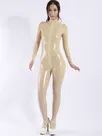 Natural Latex Catsuit Second-skin Clothing Front Zipper One-piece Catsuit Second-skin Clothing Natural Latex Catsuit Second-skin Clothing Front Zipper One-piece Catsuit Second-skin Clothing