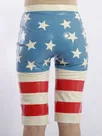 Second Skin Unisex Star Red Stripe Flag Trendy Latex Shorts Second Skin Unisex Star Red Stripe Flag Trendy Latex Shorts