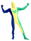 Saint Vincent and the Grenadines Flag Spandex Second Skin Full Body Zentai Catsuit Skinsuit Saint Vincent and the Grenadines Flag Spandex Second Skin Full Body Zentai Catsuit Skinsuit