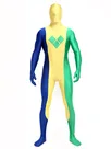 Saint Vincent and the Grenadines Flag Spandex Second Skin Full Body Zentai Catsuit Skinsuit Saint Vincent and the Grenadines Flag Spandex Second Skin Full Body Zentai Catsuit Skinsuit