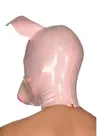 Second Skin Natural Latex Head Cover Latex Piglet Mask