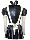 Second Skin Sexy Natural Latex Dress Women Red Maid Dresses Short Dress Pseudonym Crossdressing Latex Dresses Second Skin Sexy Natural Latex Dress Women Red Maid Dresses Short Dress Pseudonym Crossdressing Latex Dresses