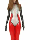 Rubber Fetish Latex Clothing 3D Fake Breast Asphyxiation Bondage Second Skin Full Body Catsuit Rubber Fetish Latex Clothing 3D Fake Breast Asphyxiation Bondage Second Skin Full Body Catsuit