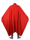 Second Skin Justice Superman League Black Muscle Superman Cosplay Suit with Shawl