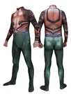 Second Skin DC Aquaman Sea King Diver Cosplay Aquaman One piece Halloween Costume