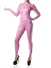 Second Skin Fetish Latex Clothing Female Sexy Pink Lady Back Zip Latex Catsuit without Hood Customize for Women Second Skin Fetish Latex Clothing Female Sexy Pink Lady Back Zip Latex Catsuit without Hood Customize for Women