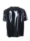 Second Skin Fetish Latex Clothing Half-length Sleeves T-shirt Latex Top