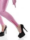 Second Skin Fetish Latex Clothing Female Sexy Pink Lady Back Zip Latex Catsuit without Hood Customize for Women Second Skin Fetish Latex Clothing Female Sexy Pink Lady Back Zip Latex Catsuit without Hood Customize for Women