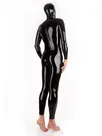 Second Skin Fetish Clothing Black Latex Catsuit Open Mouth Hood Back Zip Jumsuit Handmade Second Skin Fetish Clothing Black Latex Catsuit Open Mouth Hood Back Zip Jumsuit Handmade
