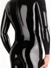 Second Skin Fetish Clothing Black Latex Catsuit Open Mouth Hood Back Zip Jumsuit Handmade Second Skin Fetish Clothing Black Latex Catsuit Open Mouth Hood Back Zip Jumsuit Handmade