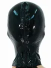 Latex Hood Mask Costumes Red Latex Mask Fetish Eyes Open Nose Holes for Adults Second Skin Hoods Handmade