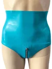 Second Skin Fetish Latex Clothing Fashion Shorts High Waisted Crotch Zip Panties Women Fetish Latex Underwear Second Skin Fetish Latex Clothing Fashion Shorts High Waisted Crotch Zip Panties Women Fetish Latex Underwear