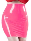 Second Skin Fetish Clothing Second Skin Club Wear Short Skirts Natural Latex Mini Latex Skirts