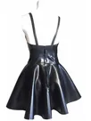 Female Natural Latex Dress Exotic Dancewear Sexy Fetish Second Skin Pleated Open Back Mini Latex Dress Female Natural Latex Dress Exotic Dancewear Sexy Fetish Second Skin Pleated Open Back Mini Latex Dress