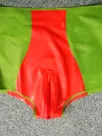 Female Sexy Panties Black and Red High Waist Crotch Zip Latex Lingerie Shorts Second Skin Underwear Customize for Women Female Sexy Panties Black and Red High Waist Crotch Zip Latex Lingerie Shorts Second Skin Underwear Customize for Women
