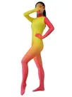 Spandex Clothing Gradient Color Unisex Lycra Spandex Bodysuit Zentai Skinsuit Leotard Second-skin Clothing