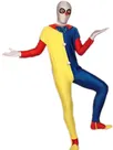 Yellow Blue Red Spandex Lycra Clown Zentai Catsuit Skinsuit Second-skin Clothing Yellow Blue Red Spandex Lycra Clown Zentai Catsuit Skinsuit Second-skin Clothing