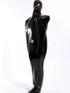 Natural Latex Black Sleevesless Catsuit Unisex Second Skin Full Body Latex Catsuit Natural Latex Black Sleevesless Catsuit Unisex Second Skin Full Body Latex Catsuit